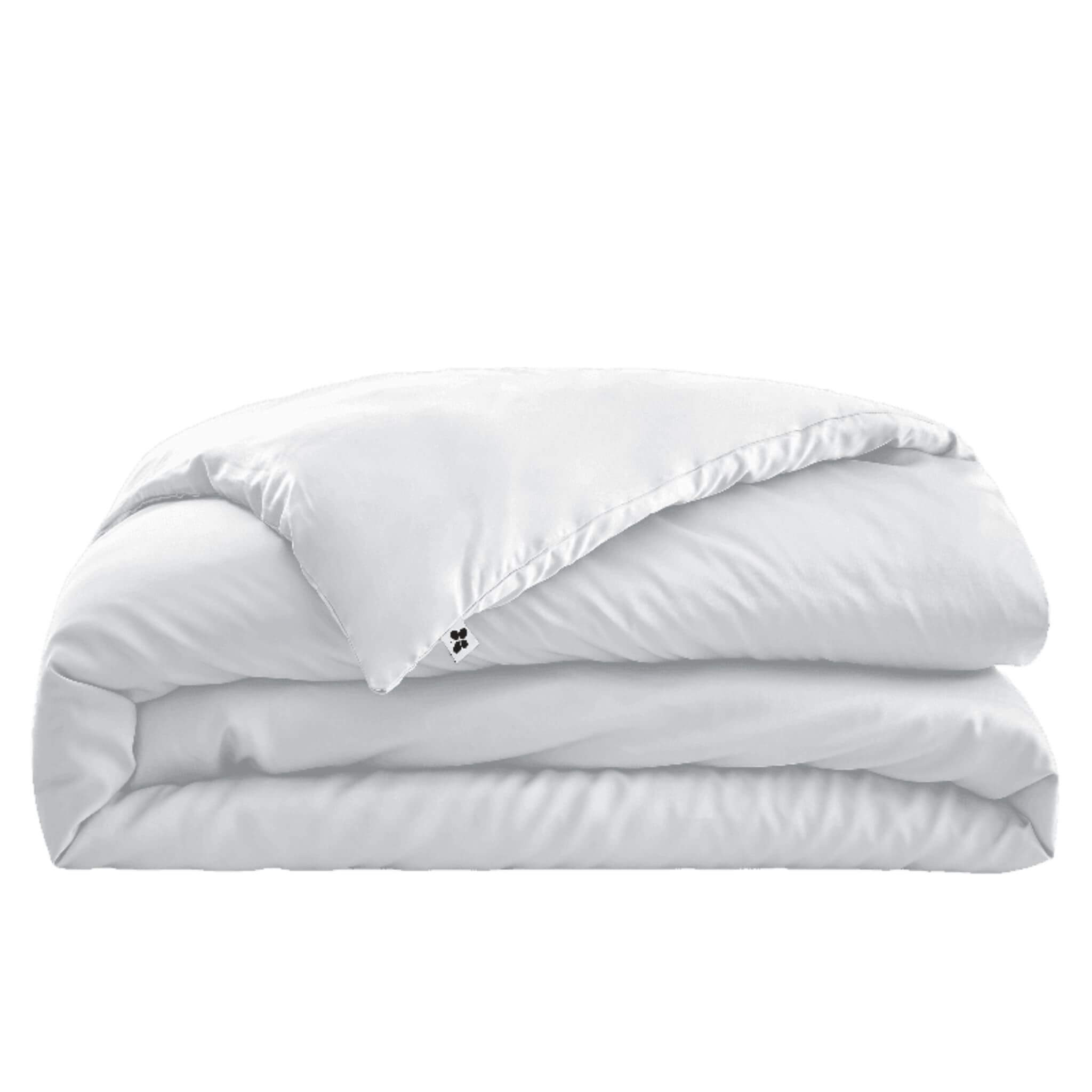 Housse de couette en bambou 240x220 cm blanc