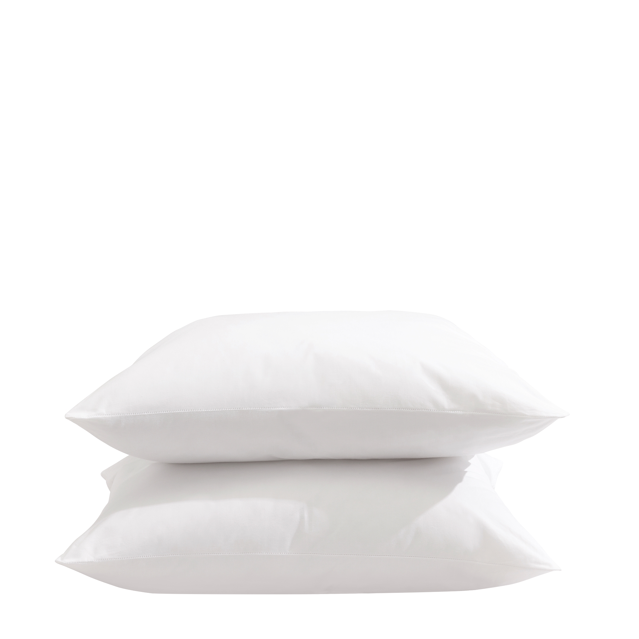 Lot de 2 oreillers éco naturels moelleux enveloppe coton bio Someo