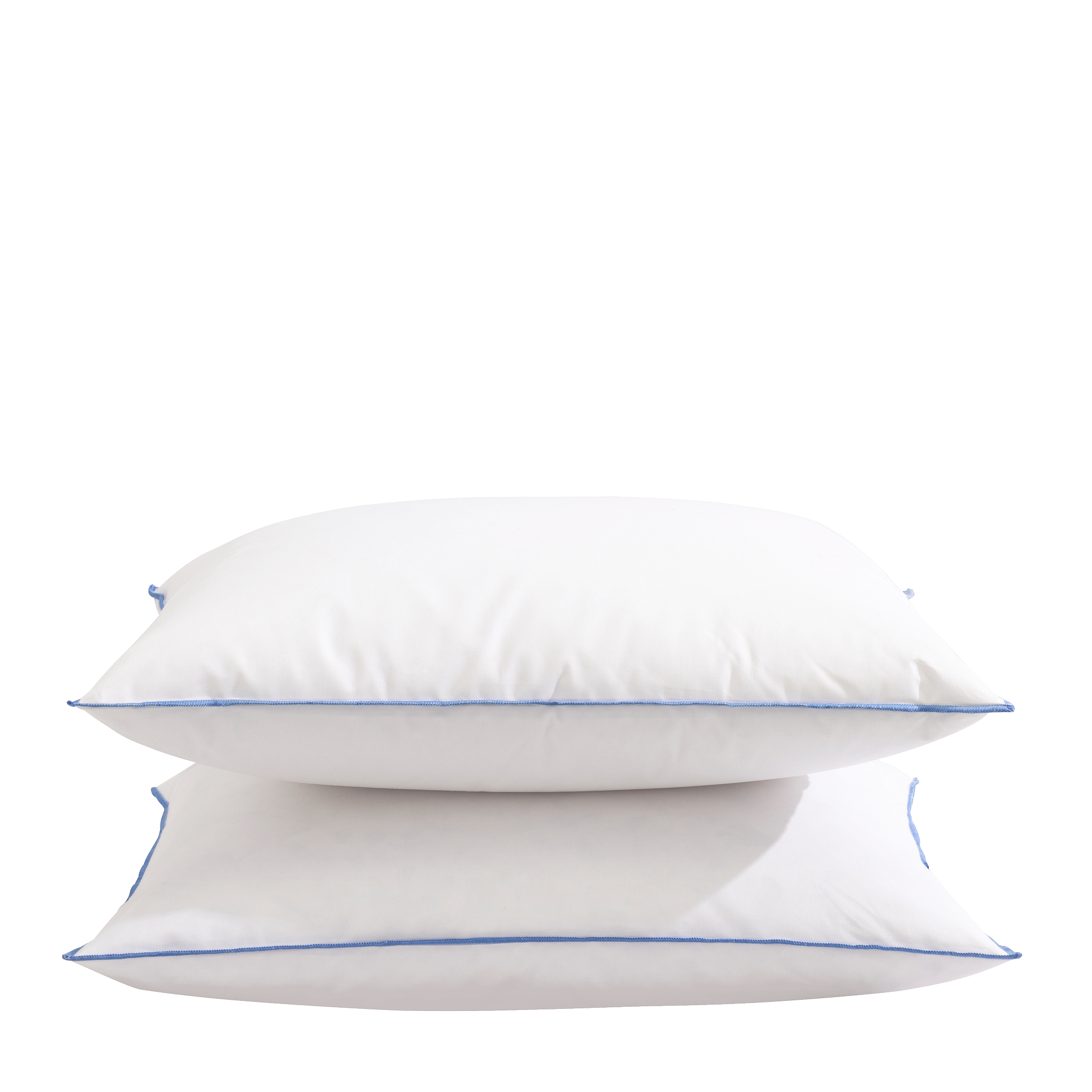 Lot de 2 oreillers moelleux/ferme duvet de canard anti-allergènes Someo