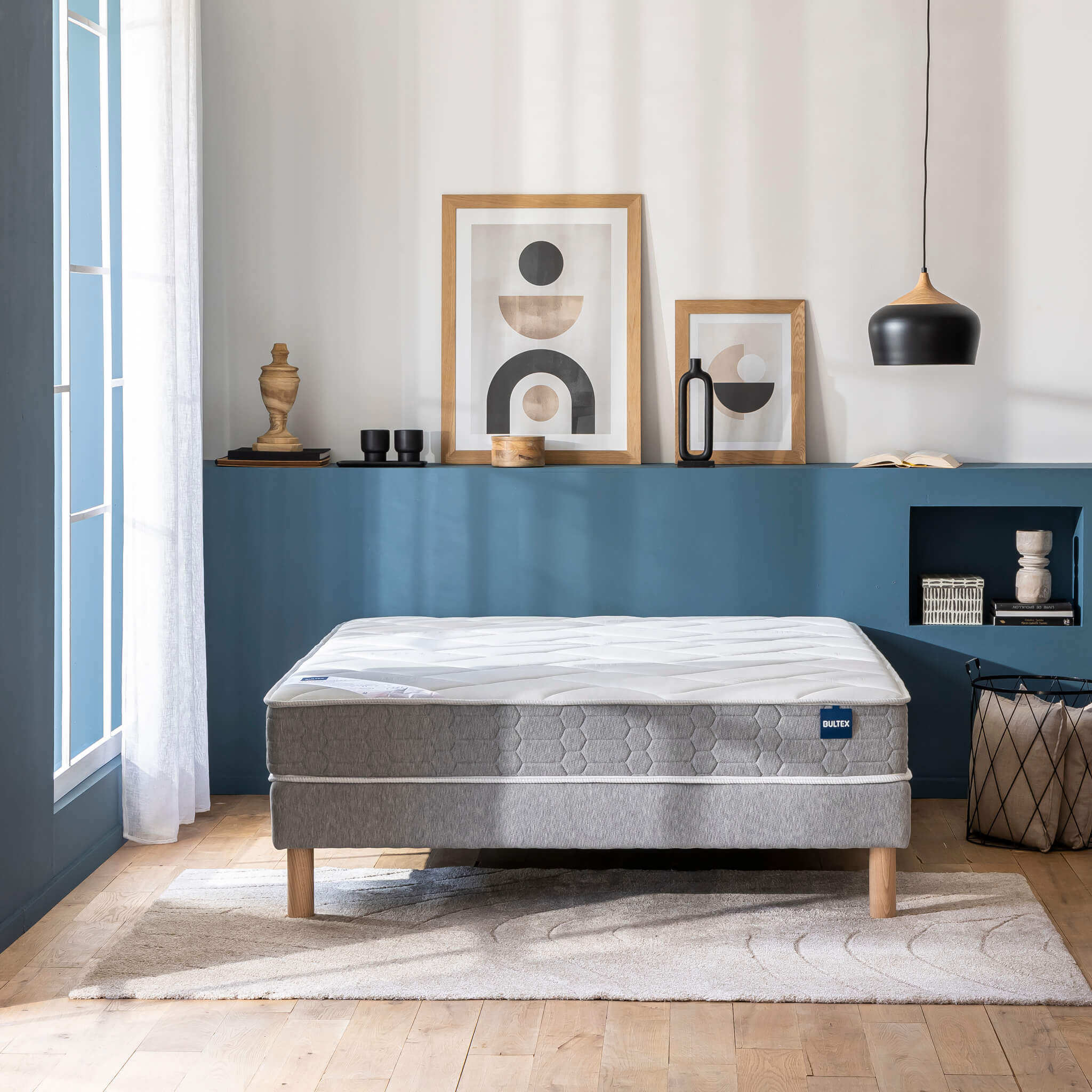 Ensemble sommier et matelas mousse ferme Bultex Tracky