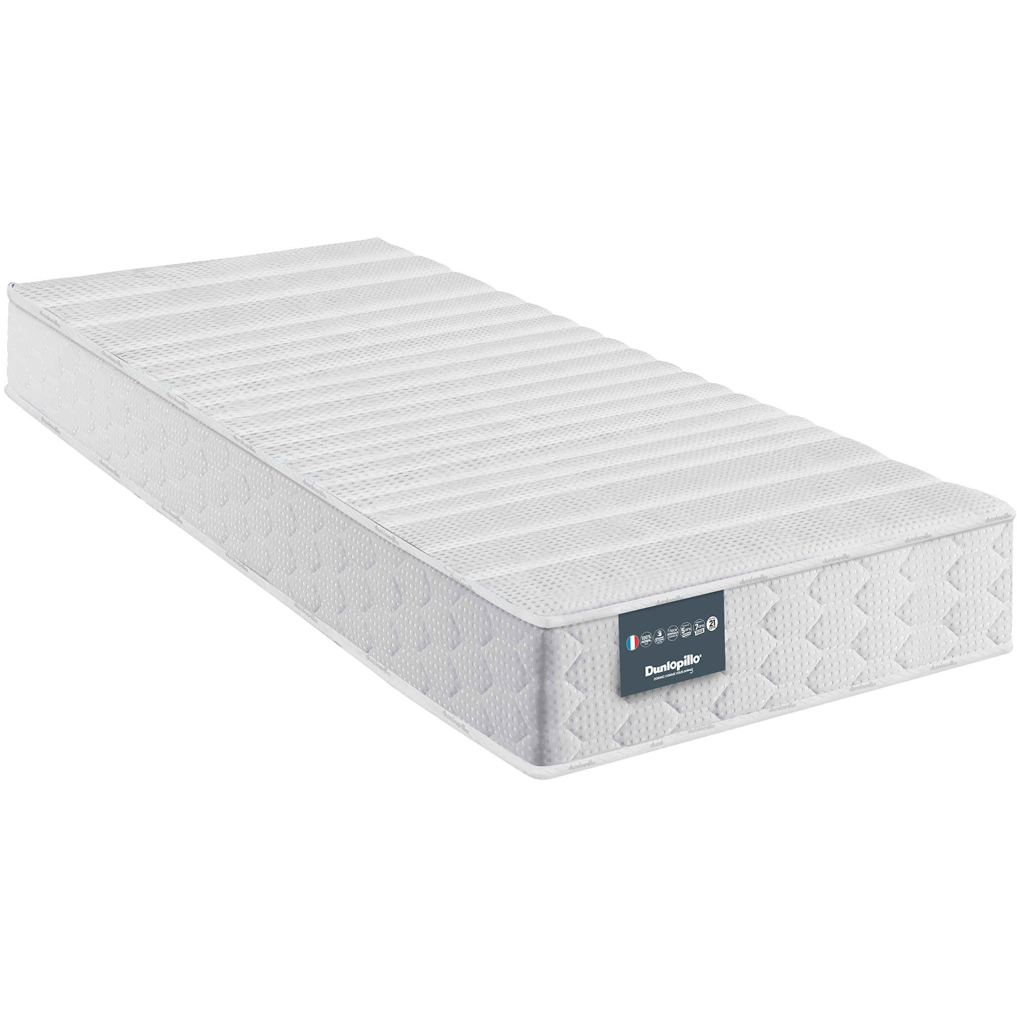 Matelas pour lit électrique Dunlopillo mousse mémoire 21cm NARCISSE