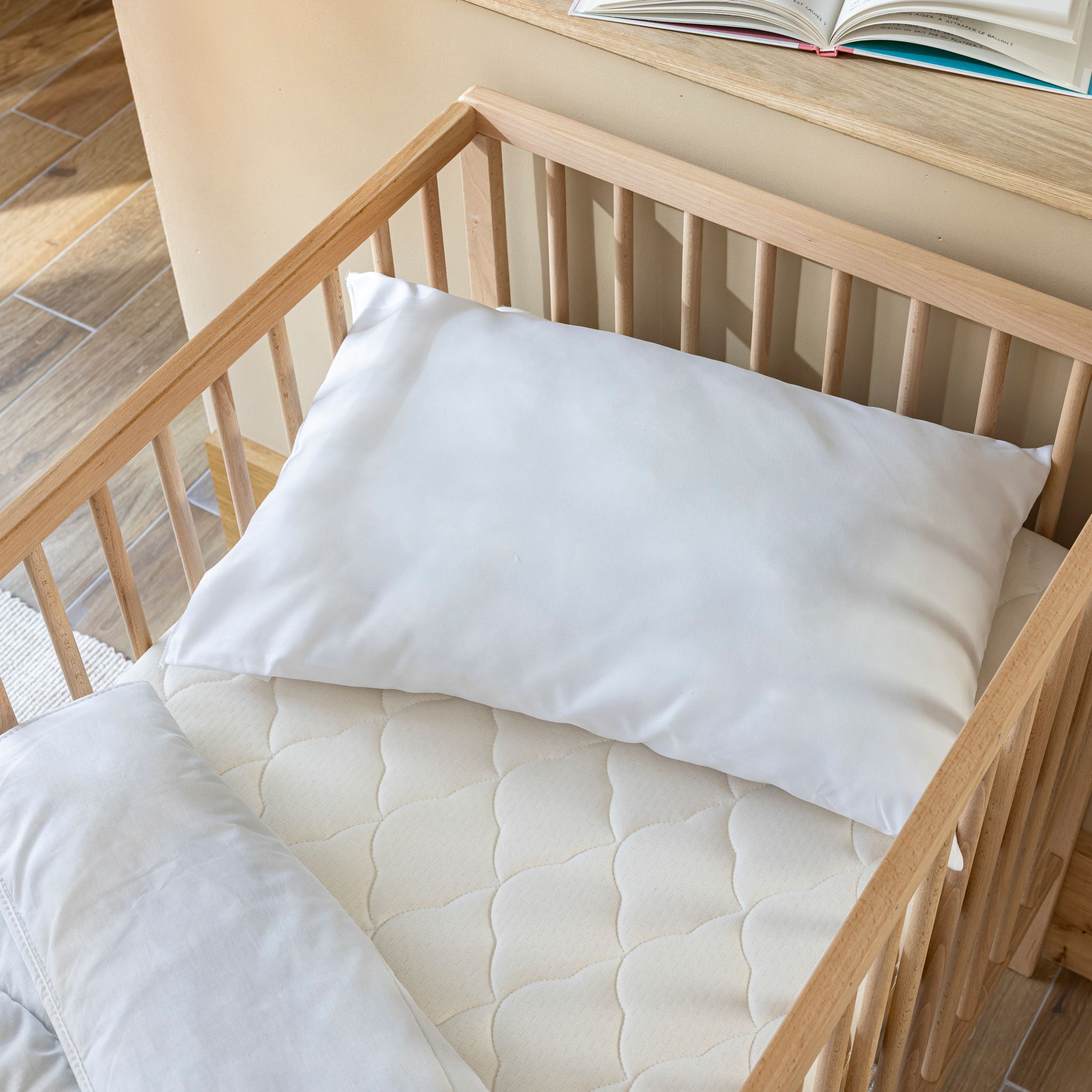 Oreiller enfant anti-acariens et anti-bactériens