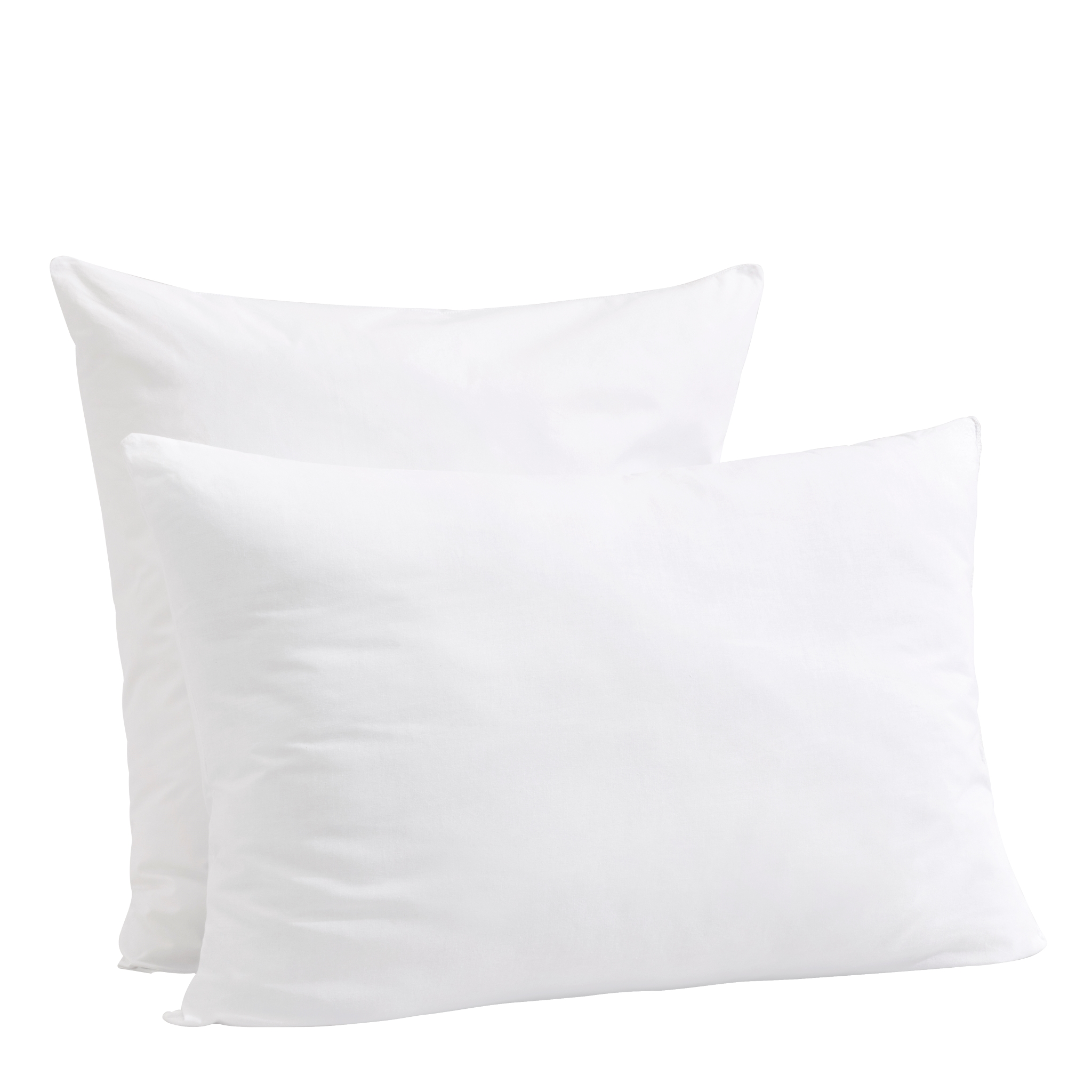 Lot de 2 oreillers éco naturels ferme enveloppe coton bio Someo