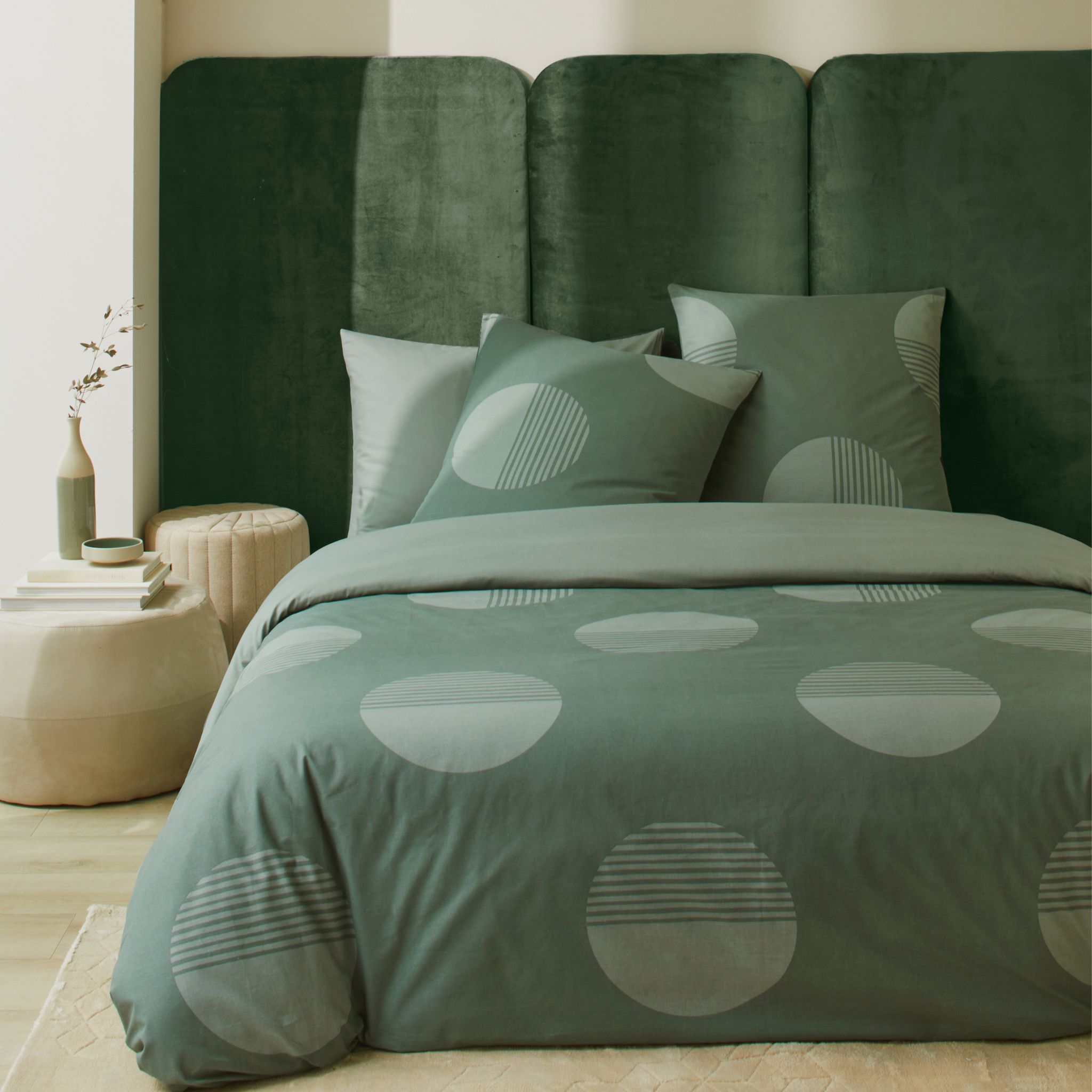 Parure de lit Bouton 200x200 cm