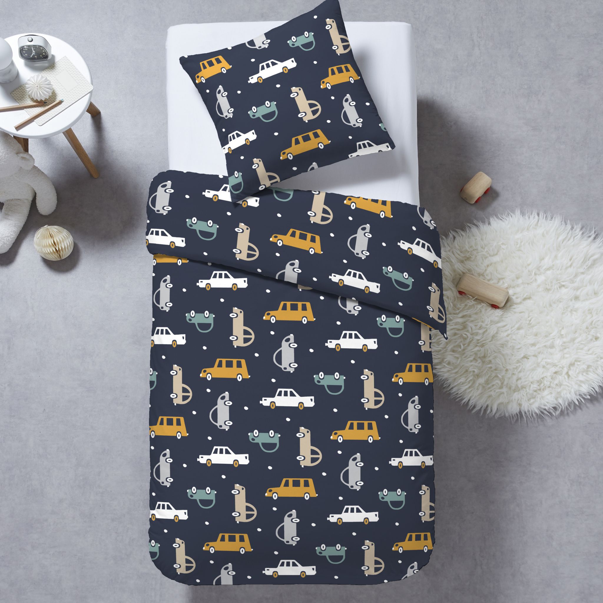 Parure de lit enfant 140x200 Auto