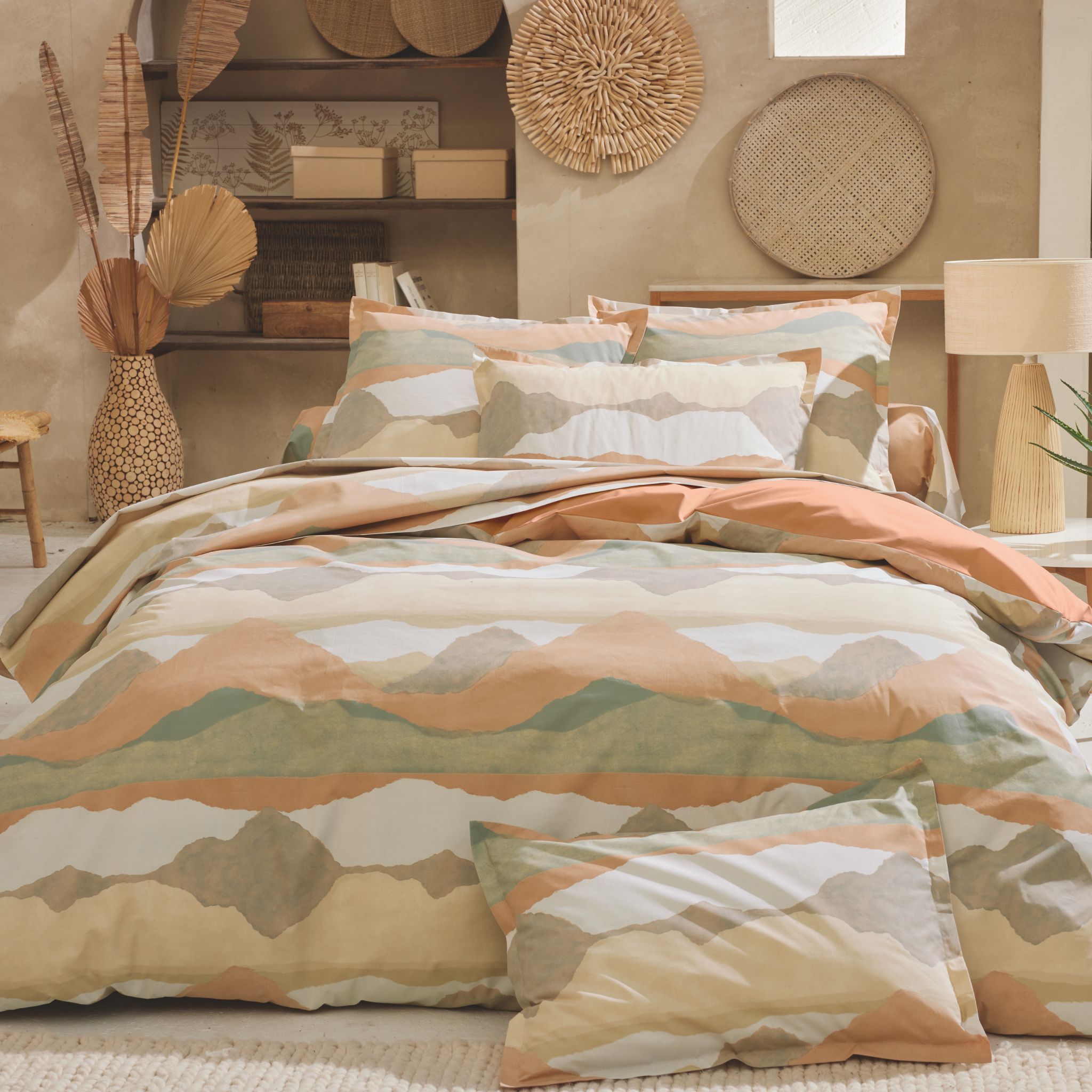 Parure de lit Land Craie 140x200 - Tradilinge