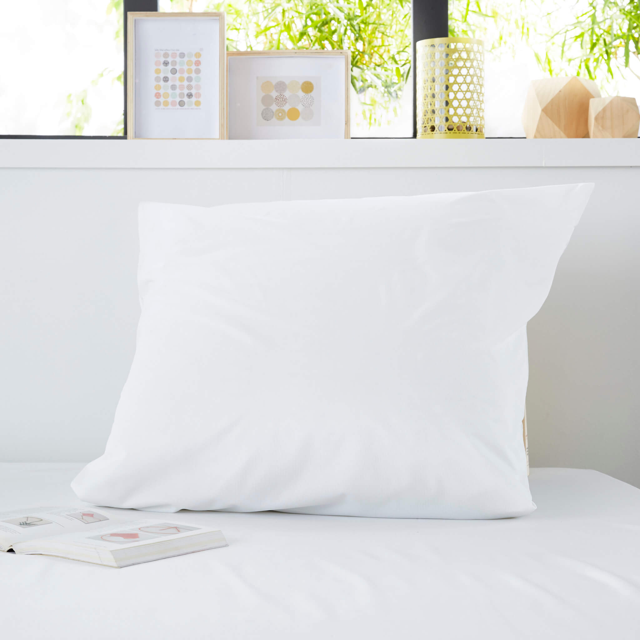 Lot de 2 protège oreillers imperméables micro-respirants souples silencieux