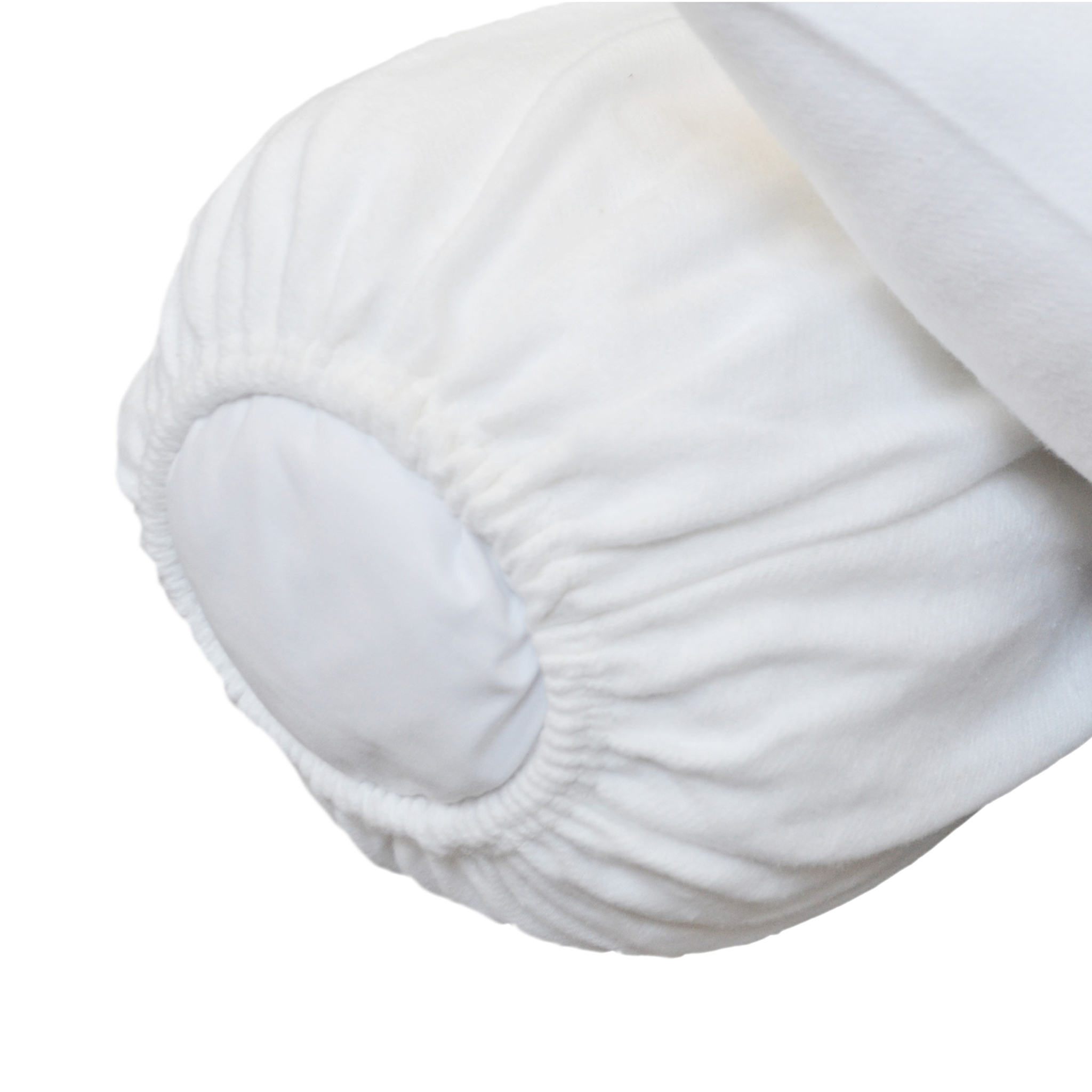 Protège traversin molleton 160 gr/m² fermeture élastiques 90 cm