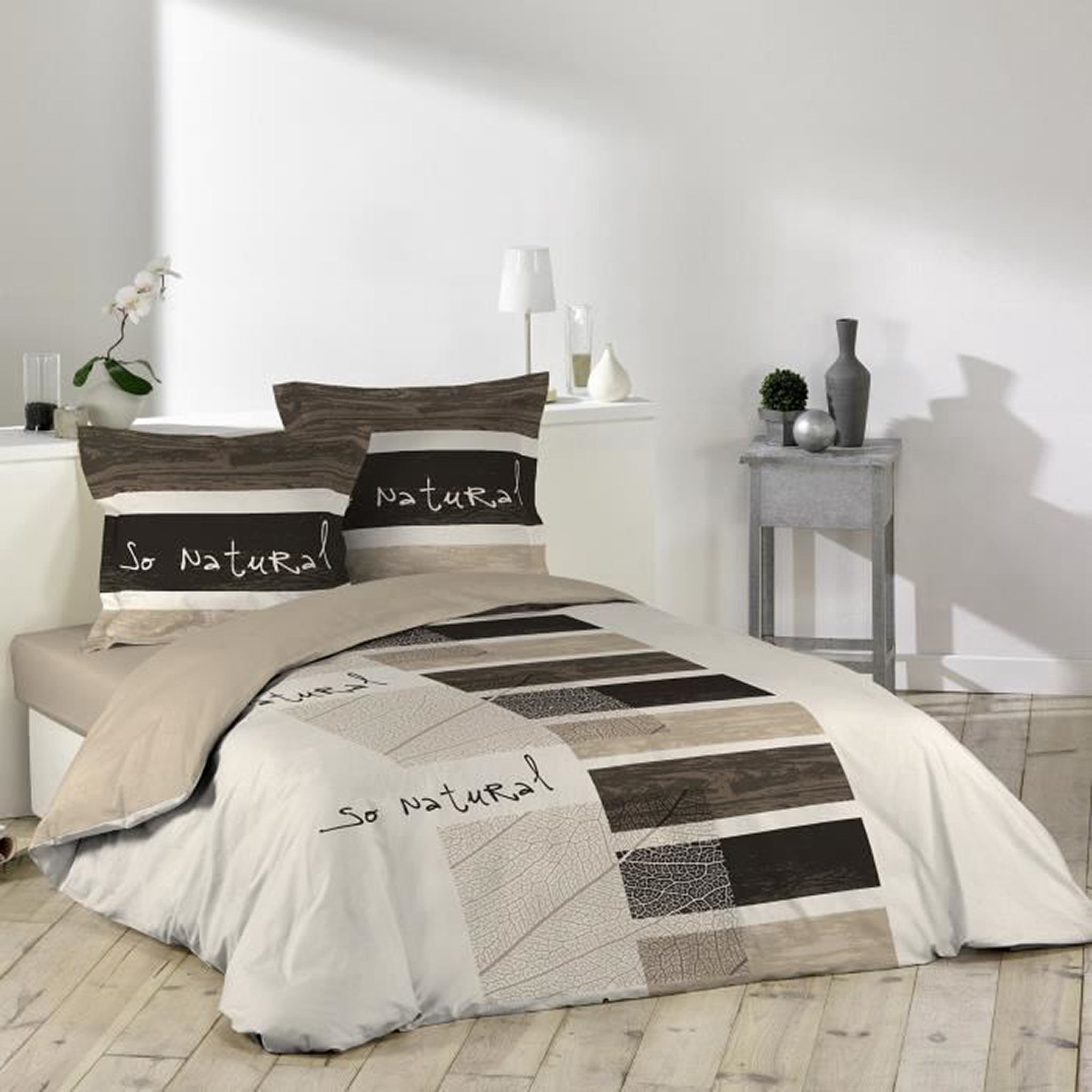 Parure de lit so natural 260x240 - Douceur d'intérieur