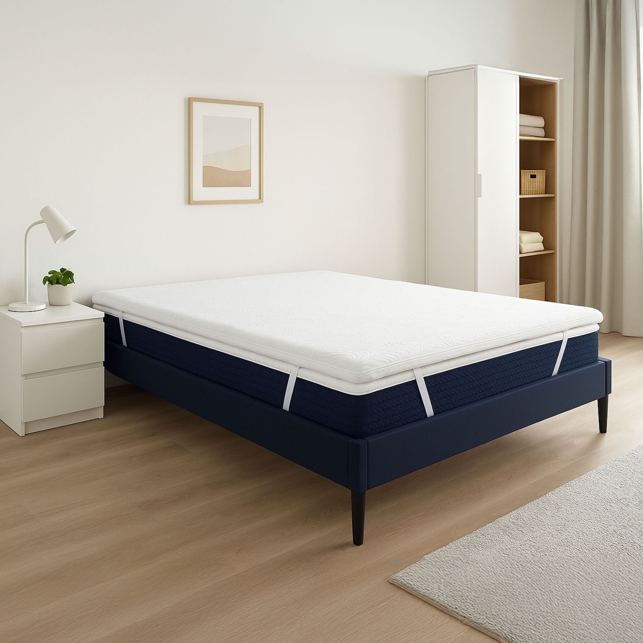 Surmatelas mousse aérée 140x190 Dunlopillo Airtech