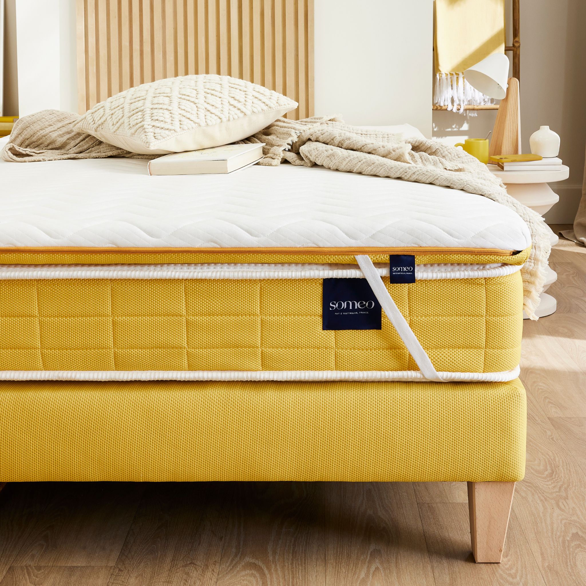 Surmatelas mousse ferme Someo Aurore
