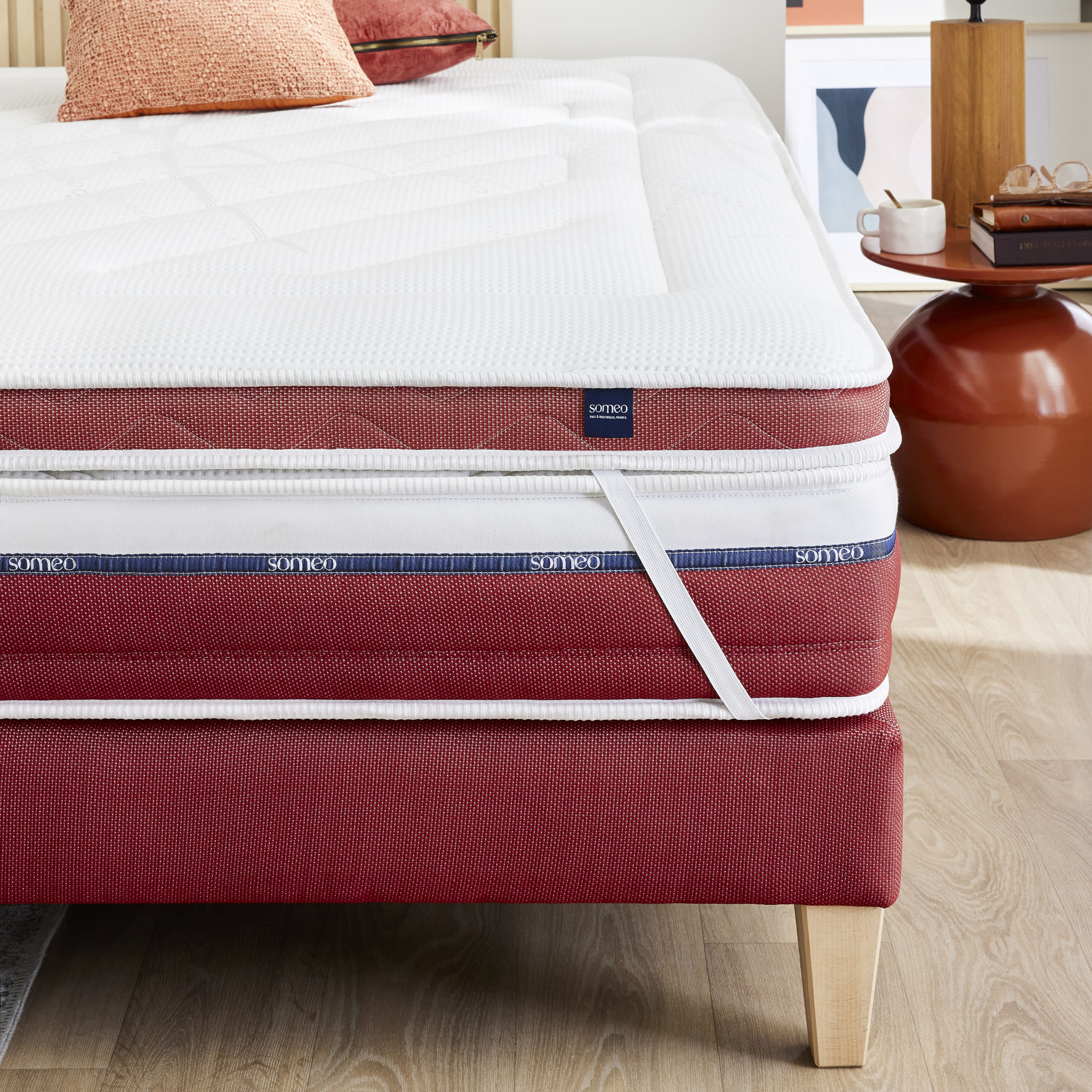 Surmatelas latex 70x190 ferme Someo Crépuscule