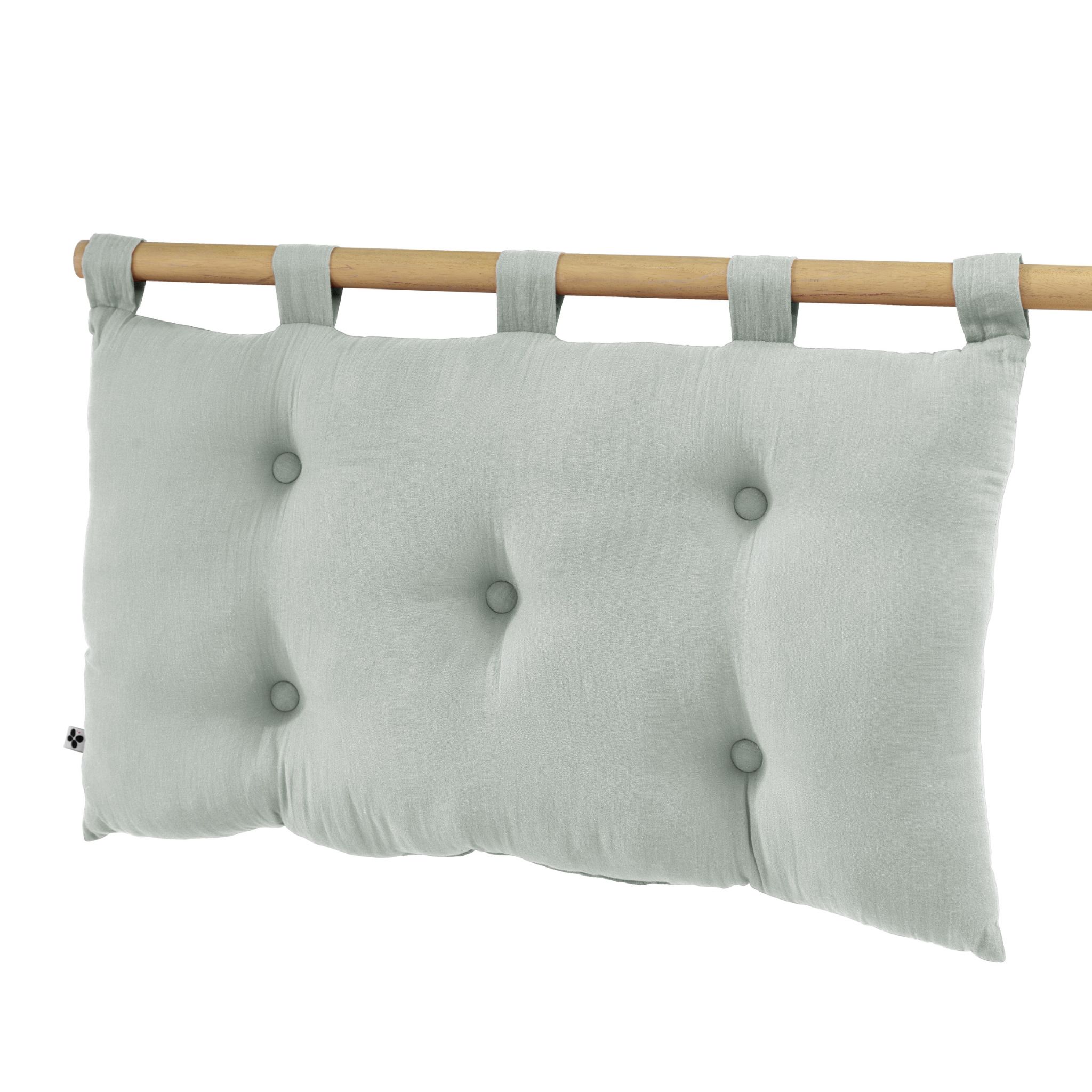 Tête de lit à suspendre double gaze 50x80 cm eucalyptus