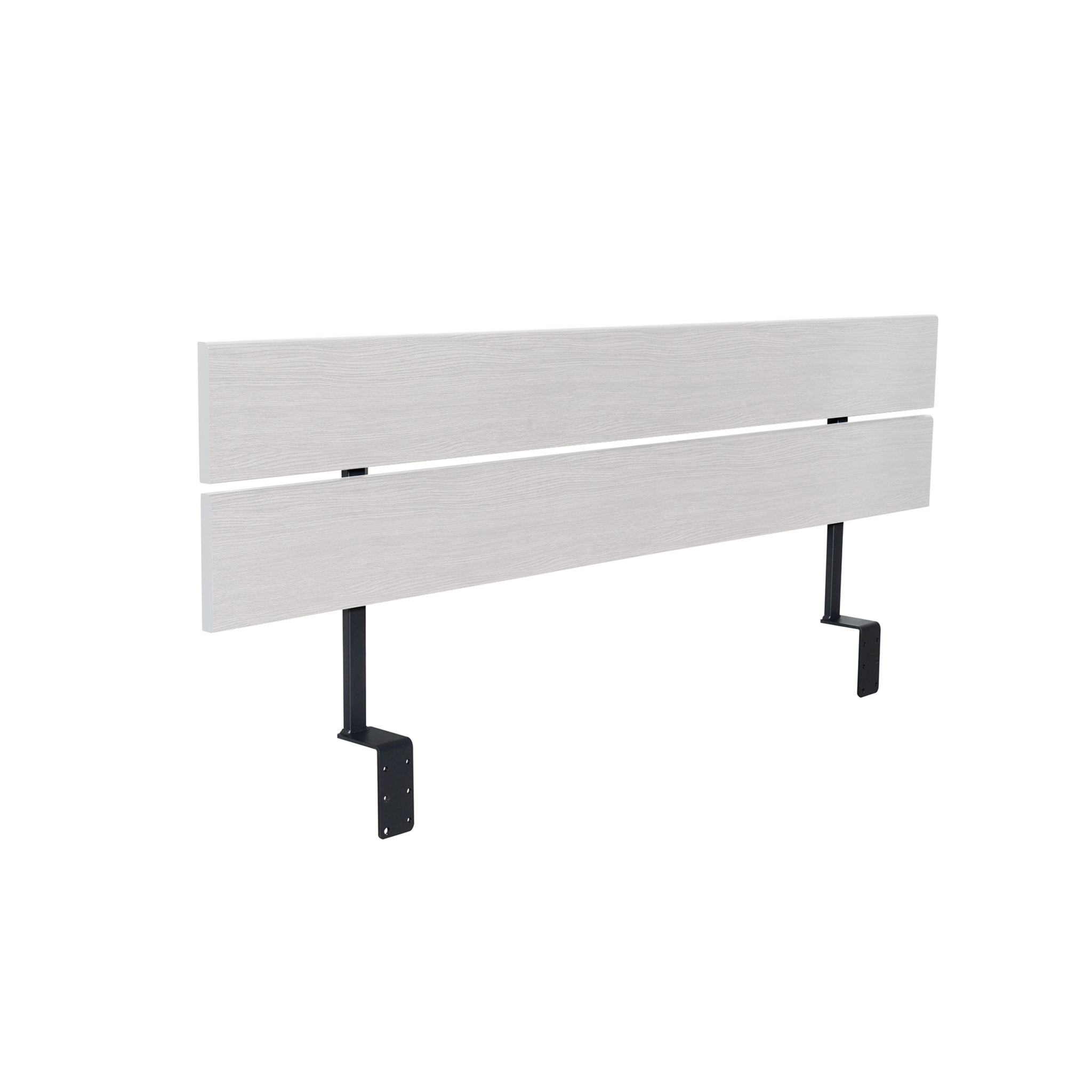 Tête de Lit 2 Pans Someo Imitation Frêne Blanc