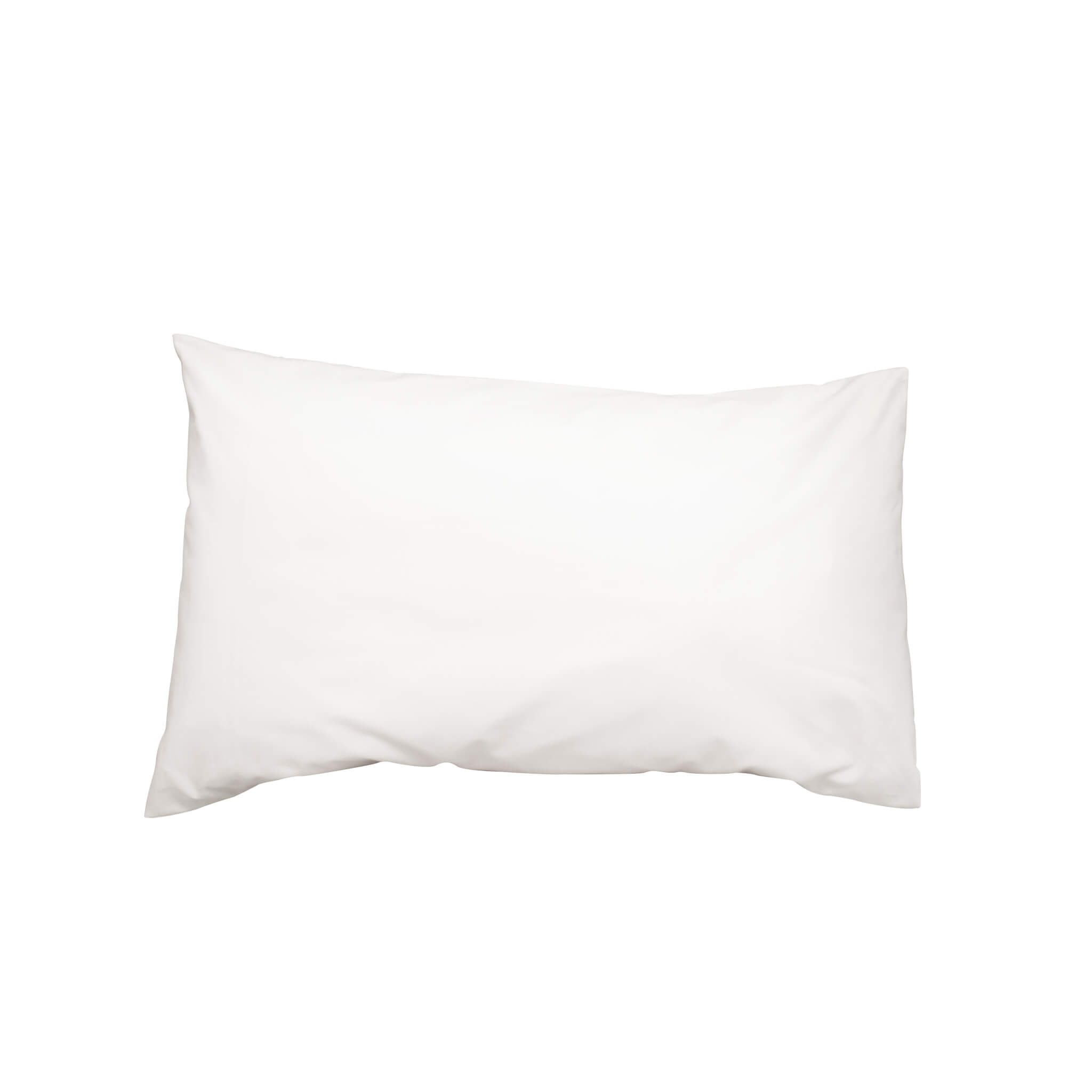 Taie d'oreiller bébé blanche percale