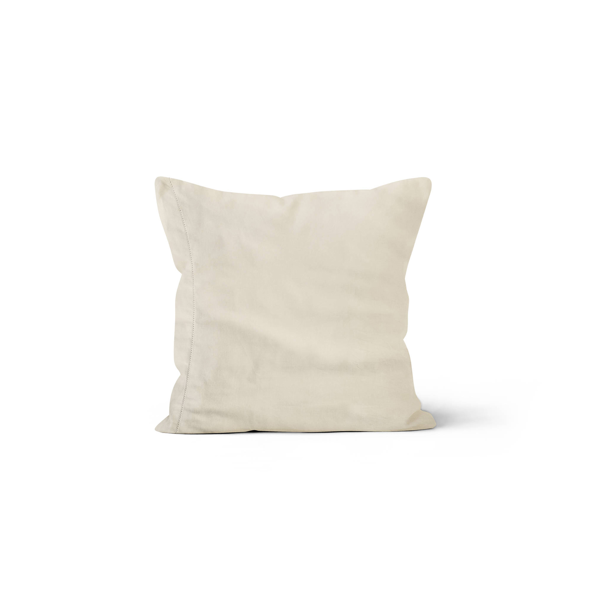 Taie d'oreiller percale écru 65x65 cm