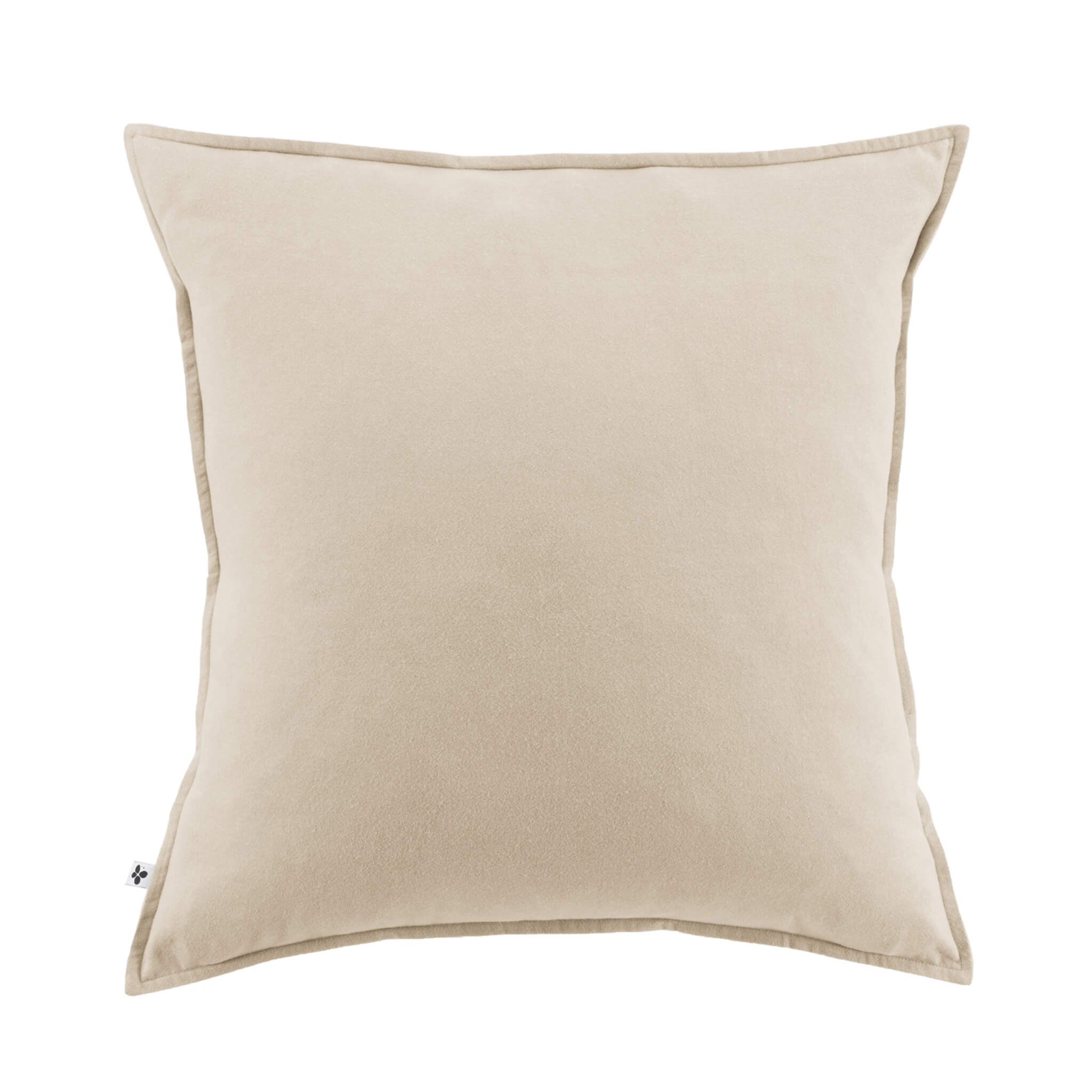Taie d'oreiller flanelle beige 50x70 cm