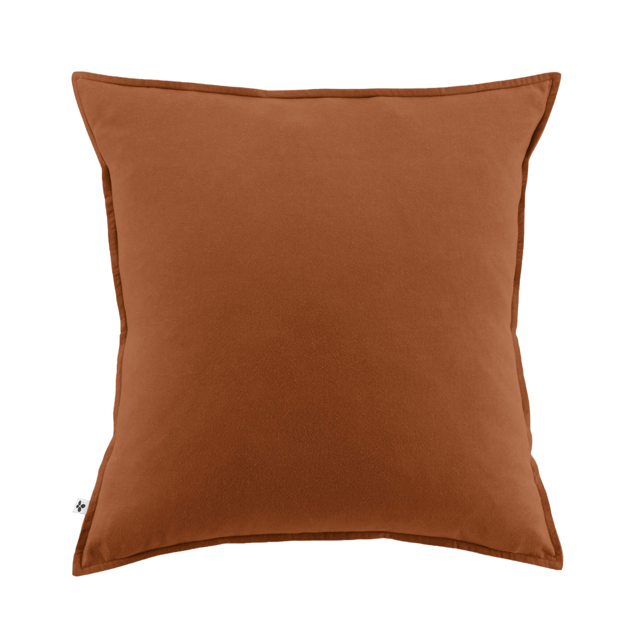 Taie d'oreiller flanelle orange 50x70 cm