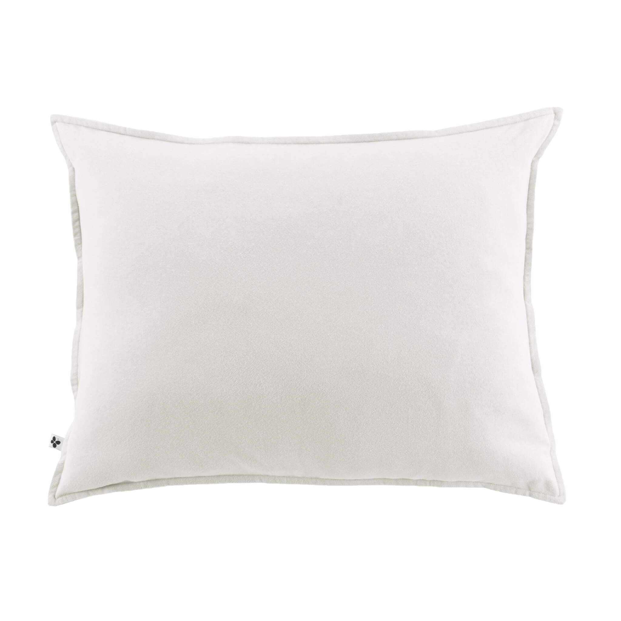 Taie d'oreiller flanelle blanc 50x70 cm