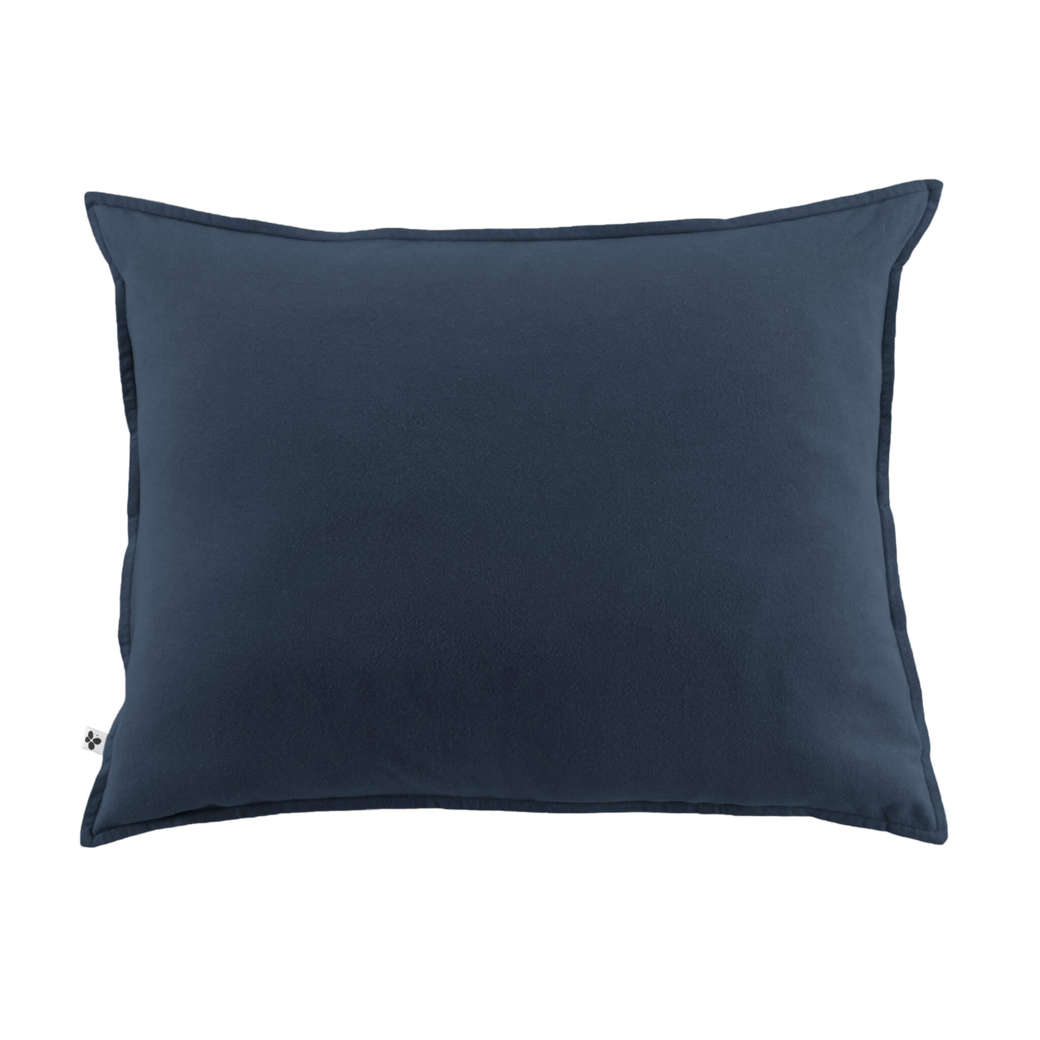 Taie d'oreiller flanelle marine 50x70 cm