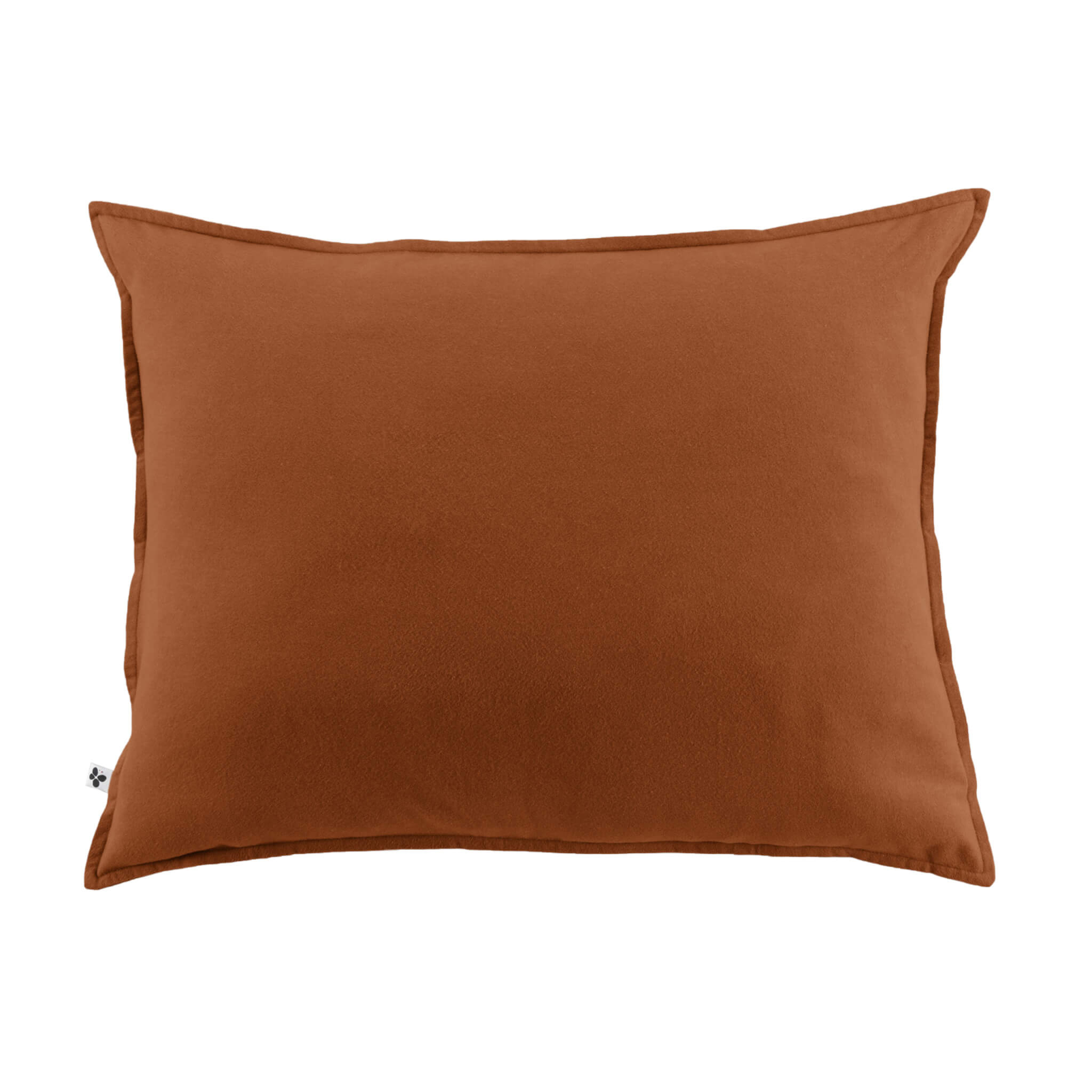 Taie d'oreiller flanelle orange 50x70 cm