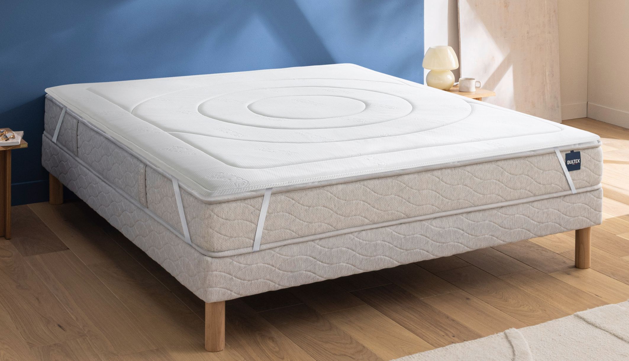 Surmatelas Bultex Memosoft à mémoire de forme 3 cm d&#039;épaisseur