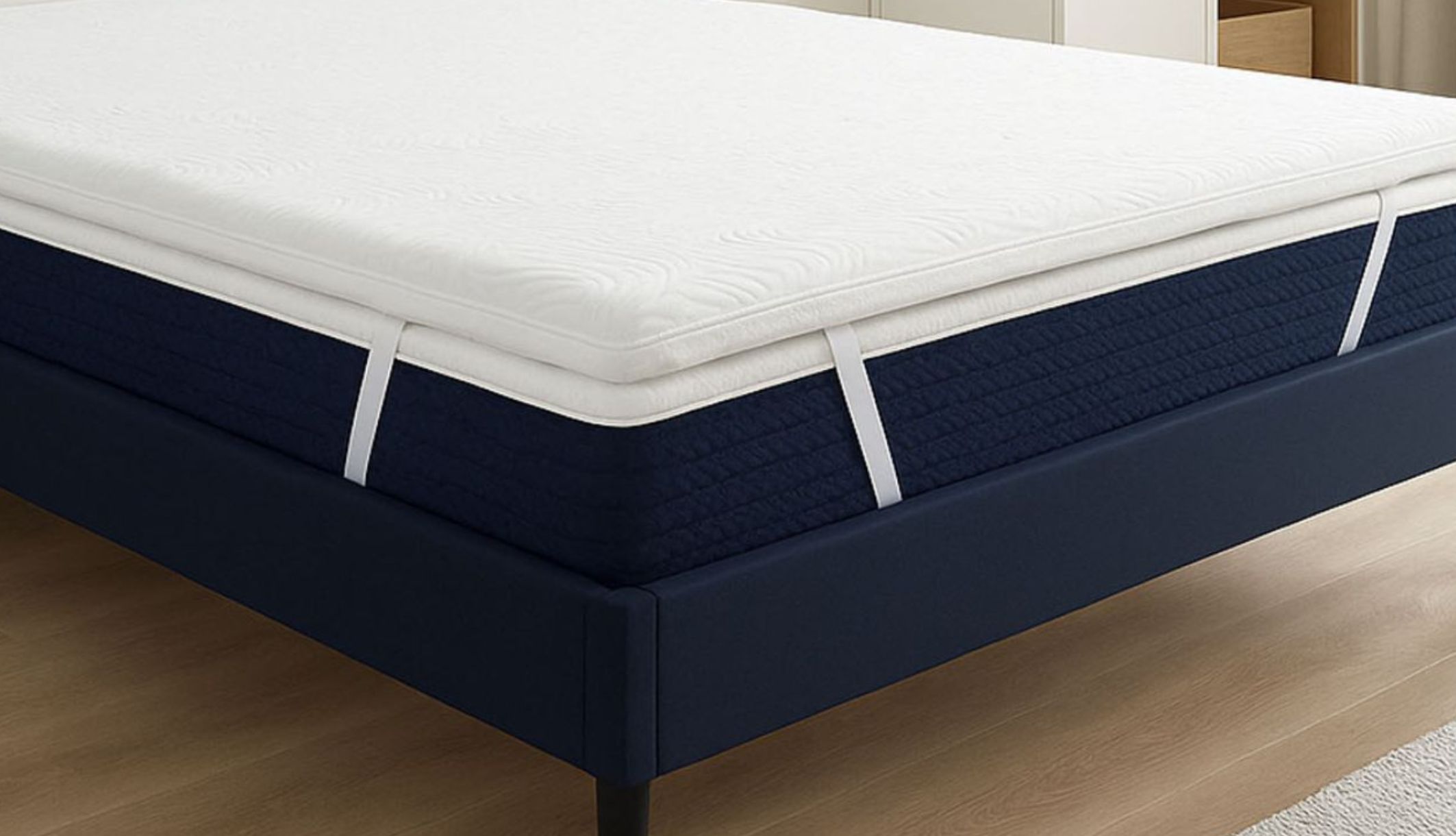 Zoom du surmatelas en mousse moelleux