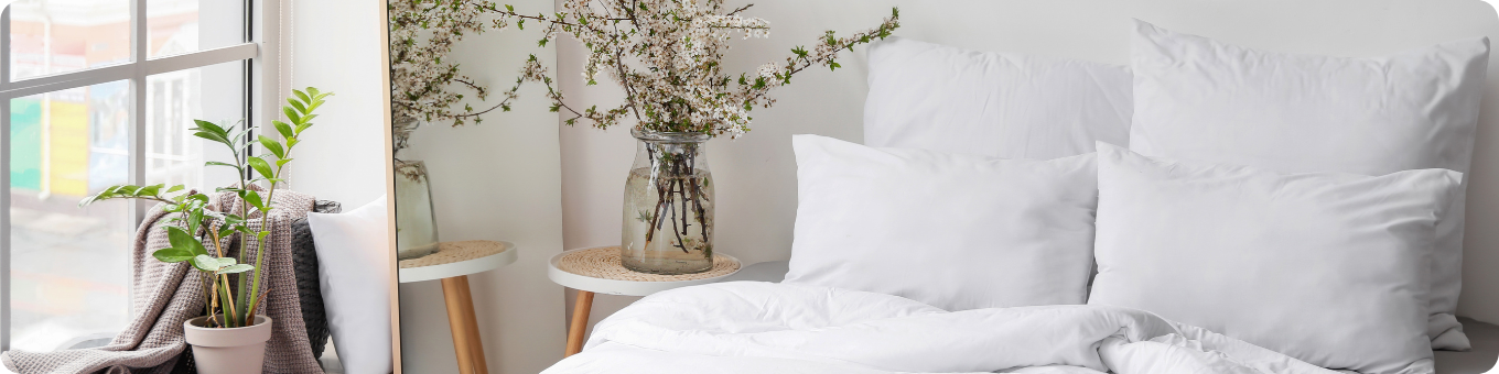 Belle chambre avec drap blanc Belle chambre avec drap blanc