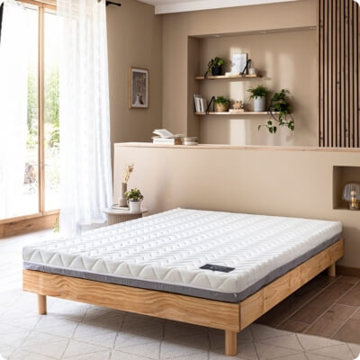 Matelas ferme et moelleux ressorts ensachés