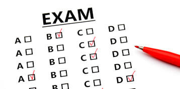 feuille de QCM examen