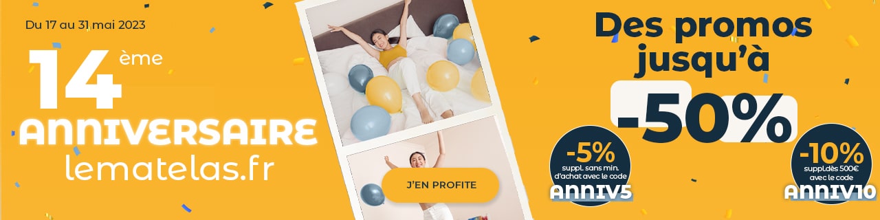 anniversaire code promo