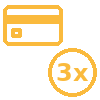 Paiement en 3x <br>sans frais